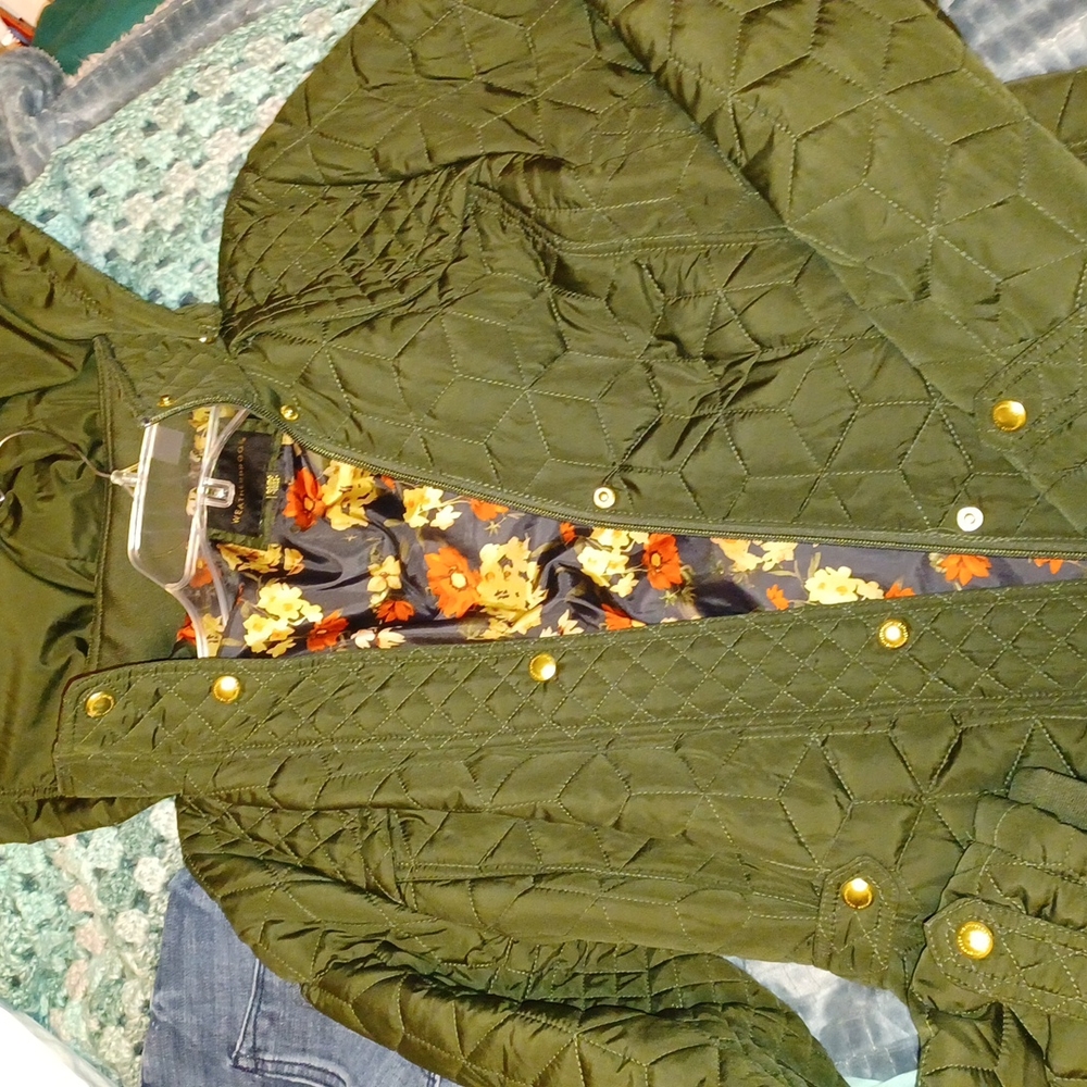 Weatherproof quilted coat